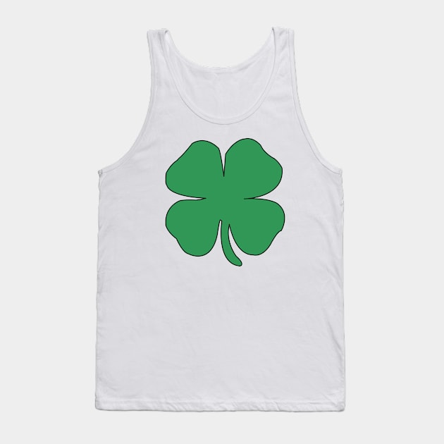 FOUR LEAF CLOVER Tank Top by jcnenm
